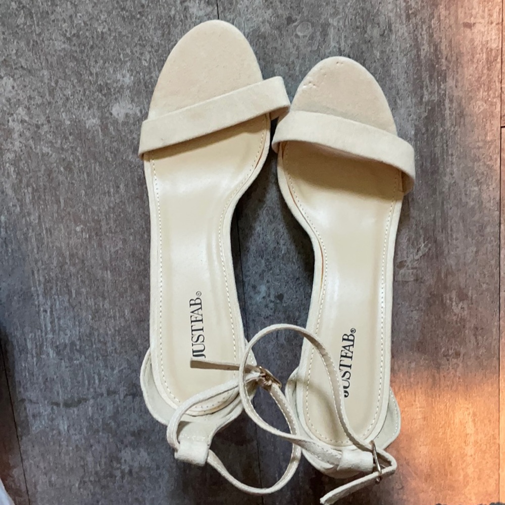 Heels with strap